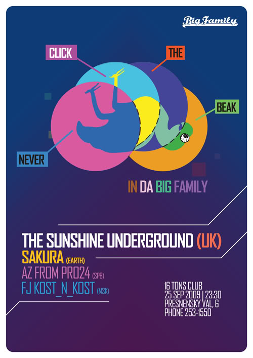 Афиша THE SUNSHINE UNDERGROUND (UK)