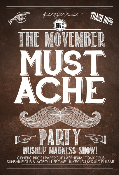 Афиша «MUSTACHE PARTY VOL1»