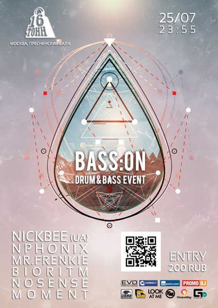 Афиша Bass:On  w/ NickBee (UA) & Nphonix